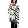 Ethnic Clothing Personalized Print Palestinian Kufeya Scarf Women Men Winter Fall Warm Scarves Palestine Keffiyeh Embroidery Shawl Wrap