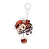 Anime Keychain Genshin Impact Zhongli Venti Xiao Keli hängde nyckelkedjan för kvinnliga tillbehör söt väska hänge nyckelring smycken mode juvelrykey kedjor genshin