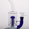 Pipa in vetro borosilicato di stile classico fatta a mano di alta qualità: diametro 50 mm, corpo super spesso, funzione di riempimento a 6 pilastri, tonnellate di gorgogliatori, narghilè, bong in vetro, Dab Rig