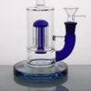 Tubo de vidro borossilicato de estilo clássico feito à mão premium: 50 mm de diâmetro, corpo super grosso, função de arquivo de 6 pilares, toneladas de borbulhadores, cachimbo de água, bongo de vidro, equipamento de dab