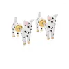 Stud Earrings 2023 Product Personalized Creativity Detachable Dog Female Fashion Cartoon Cute Small Animal