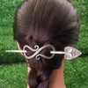 Pinces à cheveux Vintage celtique infini coeur papillon bâton lune papillon fourchette Barrette Dragon Clip