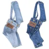 Denim chien manteau veste Jeans vêtements pour chiens pour petits chiens moyens Costume printemps automne combinaison pour animaux de compagnie tenue pour chiot vêtements pour chiens de compagnie T22125