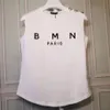 2023 Summer Designer Mode Femme T-shirt sans manches en coton Harajuku Street T-shirt pour hommes Sports décontractés Multiples Colo315M