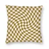 Pillow Multi-color Geometric Check Twist Cover Home Decorative Square Modern Abstract Geometry Pillowcover Throw For Car