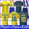 Al Nassr FC voetbalshirts 2023 2024 Thuis weg Ronaldo MANE 22 23 CR7 Gonzalo Martinez Talisca Ghislain Konan Vincent Aboubakar Al-Nassr voetbalshirt heren KIDS-tenue