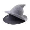 Chapeaux de fête Halloween chapeau de sorcière chapeau de laine tricot pêcheur femme mode bassin casquettes Q432 livraison directe maison jardin fournitures de fête Dh7IP