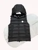 24「スタイル」冬のメンズダウンベストファッションデザイナーGilet NFCバッジ卸売小売男性パフジャケット無料交通機関サイズ1-5
