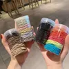 100pcs /kavanoz kızları elastik saç halatını kızartma küçük kauçuk bantlar at kuyruğu tutucu çocuklar çocuklar scrunchie saç kravat saç aksesuarları