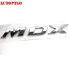 Srebrny samochód tylny Trunk 3D MDX TSX SH-AWD Emblem Logo Badge Naklejka do Acura Cars251v