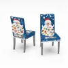 Julmatsalstol Täck Big Elastic Seat Chair täcker Office Stol Slipcovers Restaurant Banket Hotel Home Decoration 917