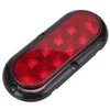 1st 12V 10LED 6 oval LED TRACK TRAILER STOPP Turn Brake Tail Light Warming Light235V