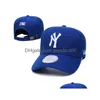 2023 di lusso del cappello della benna del progettista delle donne degli uomini delle donne di baseball Cen Fashion Design Cap squadra lettera Jacquard unisex pesca Ny Berretti Dro Dhbkh