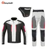 Riding Tribe Waterdichte motorfietsjassen Pakken Broeken Jas voor het hele seizoen Zwart Reflect Racing Winterkleding en broeken241J