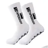 Chaussettes de sport 2022 Anti Slip Football Mi-mollet Non Football Cyclisme Mens Drop Livraison en plein air athlétique en plein air Accs Dhydm