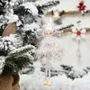 Niedlicher Spitzen-Engel-Weihnachtsbaum zum Aufhängen, Weihnachtsdekoration, festliche Party, Zuhause, Fensterschmuck, Weihnachtsgeschenke