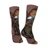 Chaussettes pour hommes drôle heureux Tanya Degurechaff2 rétro Harajuku la Saga du mal Anime Hip Hop nouveauté décontracté équipage chaussette