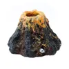 Décorations 1pcs Aquarium Volcano Forme Bulle d'air Pierre Pompe à oxygène Fish Tank Ornement Aquatique Fournitures Pet Decor1211k