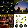 Led Strings Lights String Patio Tiki Hanging Outdoor Garden Bar Backyard Solar Vintageled Drop Delivery Lighting Holiday Dhgxw