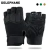 Спортивные перчатки Тактические перчатки без пальцев Защитные дышащие легкие уличные военные перчатки для охоты, стрельбы, езды на мотоцикле 230915