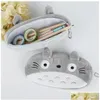 قلم رصاص حقائب الجملة 15 PCS الكثير من الرسوم المتحركة Totoro Style Plush Zipper Cosmetic Bag Bacts Writing Supplies Office School Supplies257d Dr Dhxsx