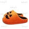 Slippers Halloween Patroon Winter Vrouwen Huis Koppels Slippers Pluizige Slides Cartoon Borduren Warm Indoor Dames Katoenen Schoenen babiq05