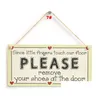 Wall Decor Bathroom Printed Wood Plaque Sign Hanging Welcome Please Seat Yourself Art Signs Mix Sytles Drop Delivery Baby Kids Mater Dhfqy