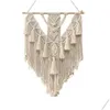 Dekorativa föremål figurer väver TASSEL TAPESTRY Heminredning Vägghängning Holiday Party Decoration Drop Delivery Garden Accenters DHJKT