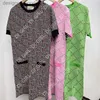 기본 캐주얼 드레스 여성 드레스 패션 스커트 인쇄 캐주얼 패널 드레스 여자 민소매 단편 스커트 스커트 L230916