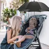 Universele parasol voor kinderwagens en buggy's Kinderwagenparaplu voor zon en met regenhoes Zonwering Kinderwagenparaplu H1015271F