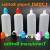 PE Plastic Verpakking Fles 60 ml 100 ml 120 ml Lege Druppelflessen Doorschijnende Naald Kindveilige Doppen Voor E Vapor Sap Vloeibare Oliën Vap Uxmq