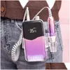 Nail Manicure Set Professional Drill Hine 35000 دورة في الدقيقة ملفات كهربائية محمولة قابلة لإعادة الشحن للمستلزمات 220308 Drop Delivery Health B dhymr