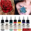 Tattoo Inks 30Ml Natural Plant Ink Pigment For Semi-Permanent Eyebrow Eyeliner Lip Body Arts Paint Makeup Supplies Tools Tslm2 Drop De Dhwxp