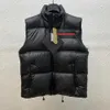 Donsvesten voor heren Designer mouwloos jasje Wintermode Warm damesvest Jas Topkwaliteit donsjas Zwart Maat S-XL190N