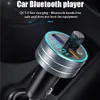 Bluetooth Car Kit 5 0 Hands Wireless for FM Sändare Hands Music Mp3 Player Receiver Dual USB Fast Charge1235T