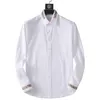 Designer klasyczny koszulka męska w paski Business Casual Long Rleeve Elastyczne stretch bez zmarszczek formalny mężczyzna Mężczyzna Koszulka Button Down Collar Tops For Mens