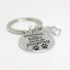 12st Lot vägen till mitt hjärta är asfalterad med Pawprints Dog Paw Print för hundälskare gåva smycken nyckelkedja charm hänge nyckelkedja319l