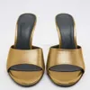 Pantofole 2023 Sandali con tacco alto estivi Sandali con tacco alto in pelle da donna Sandali con tacco comfort a spillo femminili