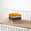 Beddengoedsets Hoeslaken voor peuters Babylakens voor wieg Gaas Matrashoes Katoenen wieg Dubbellaags Ademende sprei 130x70 230915