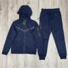 Teknisk spårdräkt Ny färg sportkläder Full Zip Pant Tracksuit Set Techs Fleeces Techfleeces Sport Pants Mens Designer Jackets Space Cotton Man Joggers Hoodies