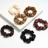 1 STÜCK Seide Scrunchie Elastische Haarbänder Einfarbig Frauen Mädchen Kopfbedeckung Mode Stirnband Pferdeschwanz-halter Haarschmuck