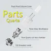 Longmada Quanta Coils Wax Quartz Heating Bowl Cup Replacement Core Head for Glowcore Quartz Coils Tank