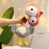 Animali Kawaii pollo dagli occhi grandi animale di pezza giocattolo cartone animato simpatico fenicottero peluche bambini che dormono comodità bambola morbido cuscino decorazione della camera