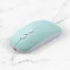 2.4g 수신기 7 컬러 LED 백라이트 Silent Mice USB 광학 게임 마우스를위한 충전식 무선 Bluetooth 마우스 컴퓨터 데스크탑 노트북 PC 게임 818dd