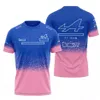 Formule 1 racepak T-shirt fans f1 teamkleding T-shirt met halve mouwen ademend269H