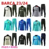 24 25 Barcellona Tracksuit Barca Football Men and Kids Set Boys adulti Lewandowski Pedri Allenamento 23 24 BARCELONA ALLEGNI ALLETTRO CAMII SUDITTI