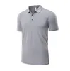 Lu Sports Мужская рубашка поло Мужская быстросохнущая впитывающая пот тренировочная футболка с коротким рукавом R275 Plus Все виды моды