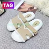 Designer Sandalen Frauen Chypre Sandalen flauschige Hausschuhe Damen Schuh Wildleder Leder Slider Luxusfell Slides Fuzzy Womens Sommer Winter Slipper Sandales