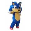 2018 Sonic y Miles Tails disfraz de mascota vestido de fiesta elegante disfraz de Carnaval 2601