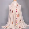 Foulards Femmes Mode Plaine Beige Point Cajou Floral Viscose Châle Long Doux Wrap Cou Snood Pashmina Bandeau Musulman Hijab Sjaal 230915